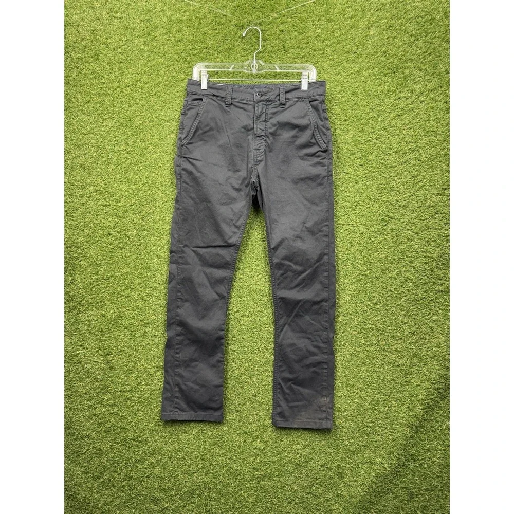 Nudie Jeans Co Jeans Mens 30x32 Black Organic Cotton Slim Fit Five Pocket Denim